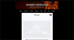 Desktop Screenshot of damiendeshayes.fr